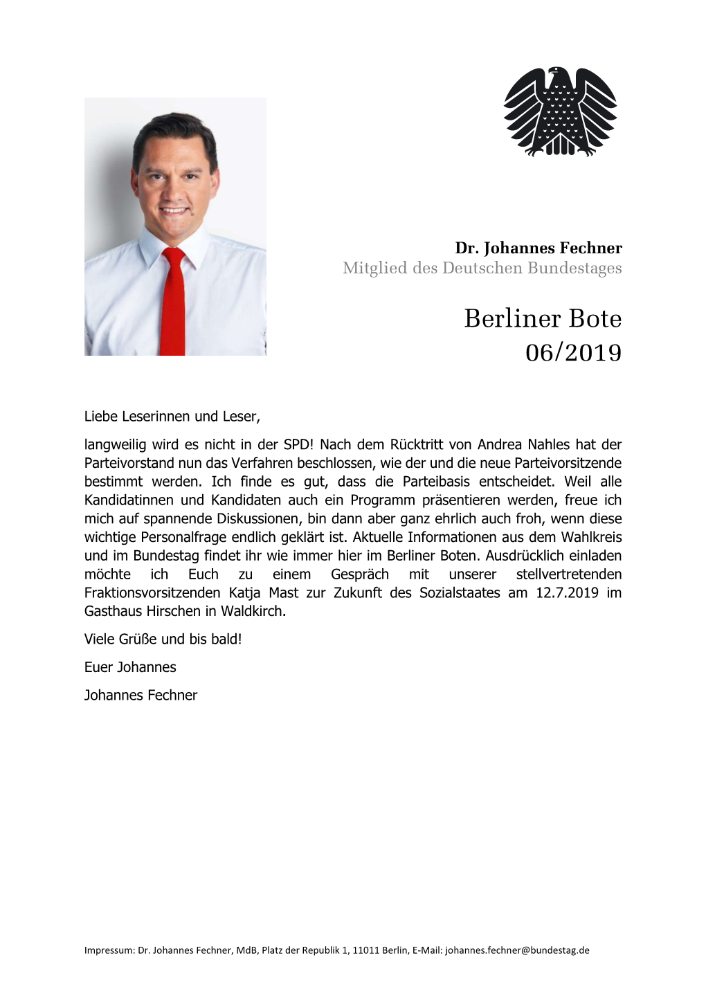 Berliner Bote 06/2019