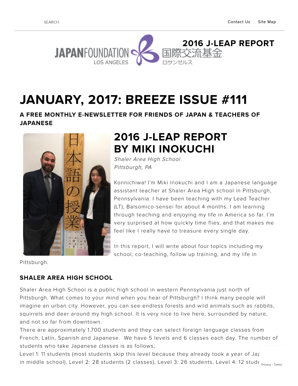 January, 2017: Breeze Issue #111