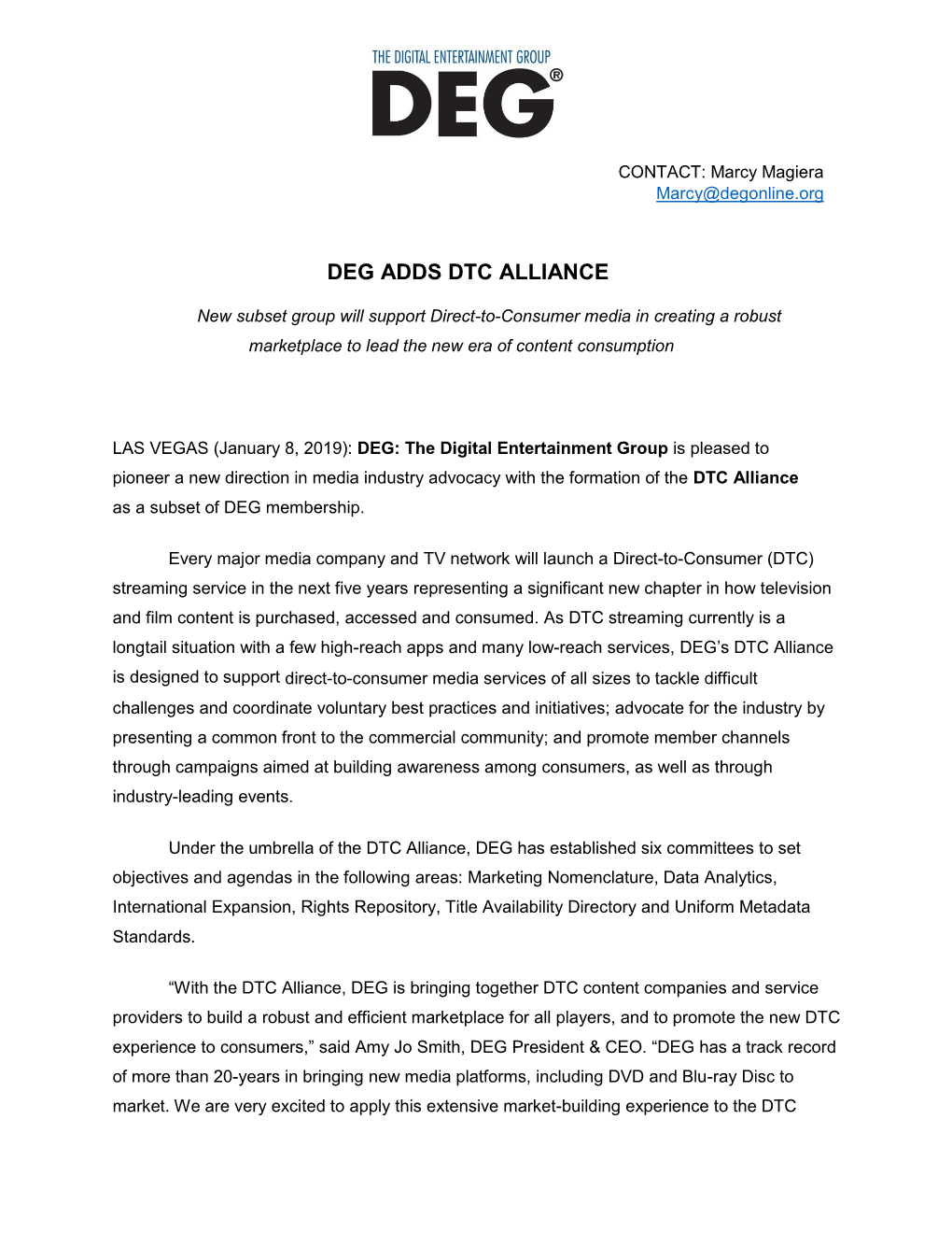 Deg Adds Dtc Alliance