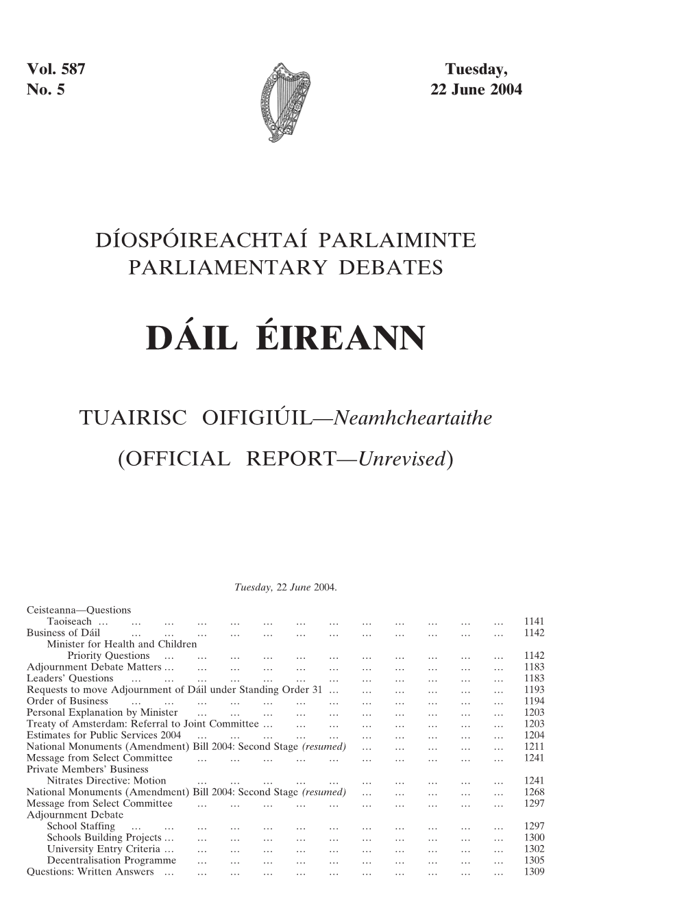 Da´Il E´Ireann