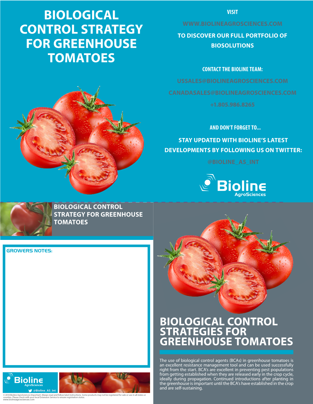 Bioline Greenhouse Tomato Guide