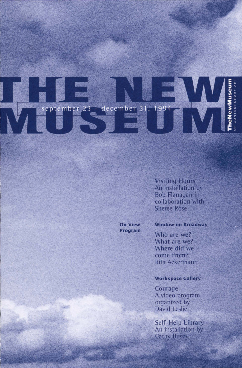 The New Museum on View Program Brochure