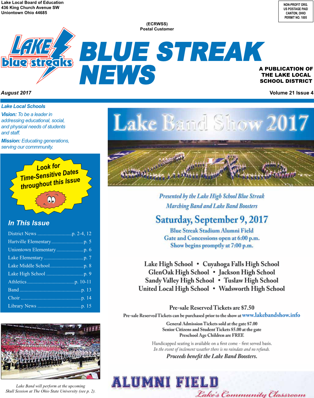 Blue Streak News Lakelocal.Org District News
