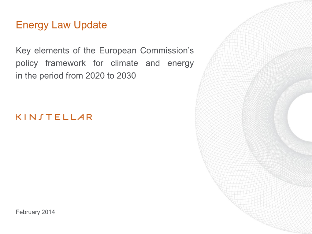 Energy Law Update