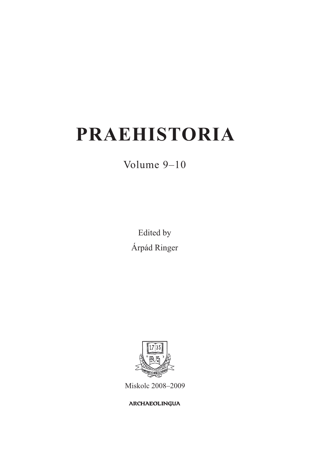 Praehistoria