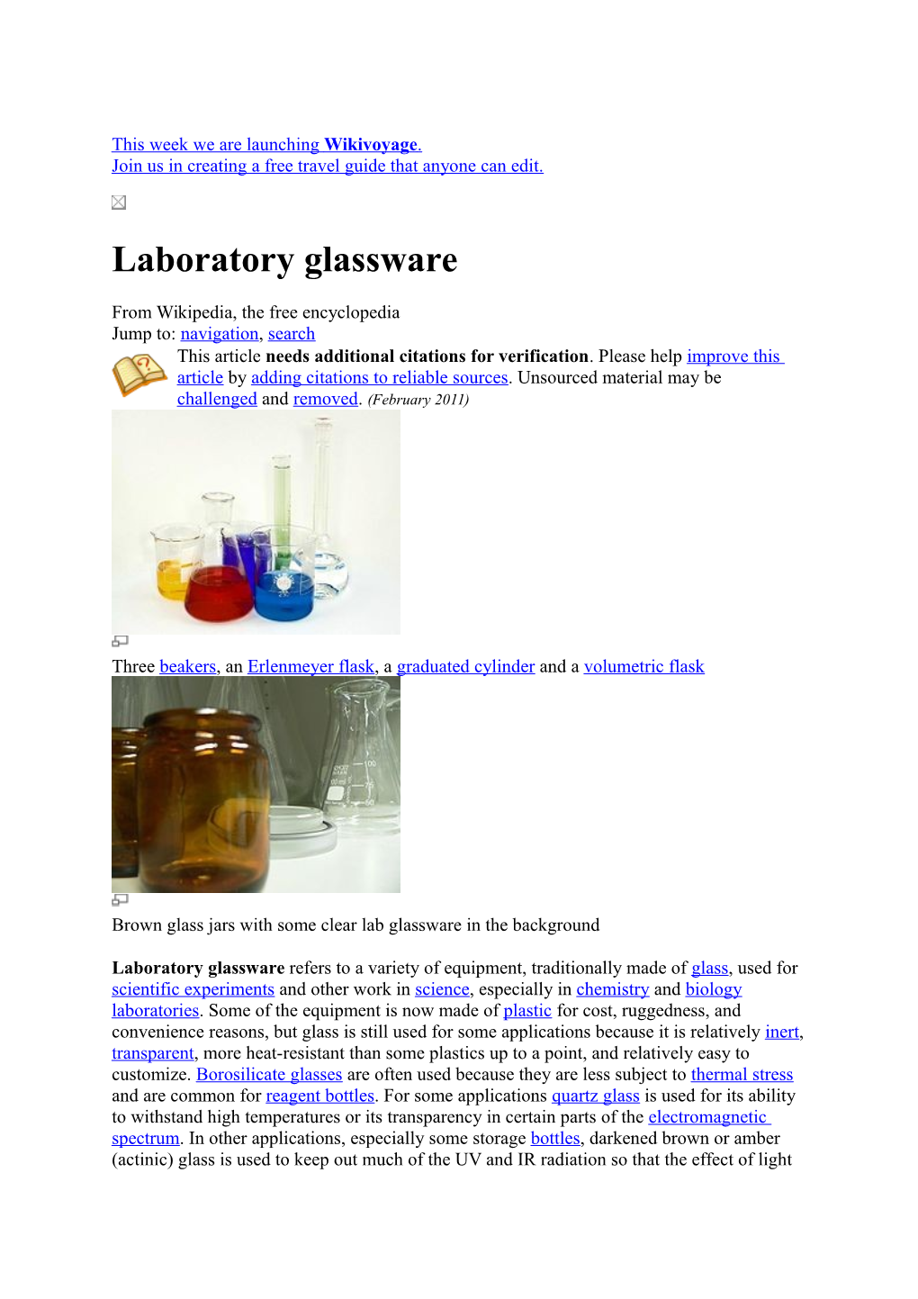 Laboratory Glassware