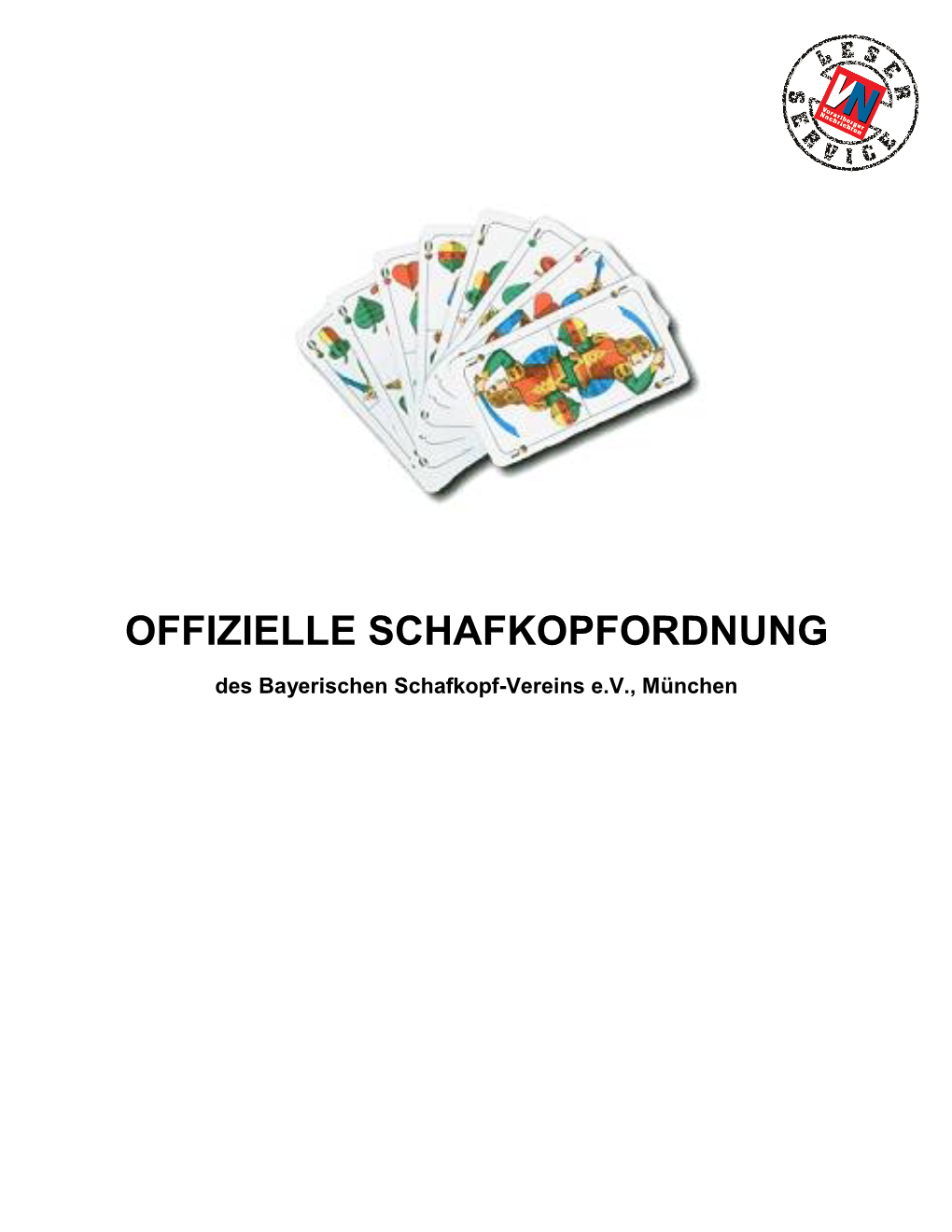 Offizielle Schafkopfordnung