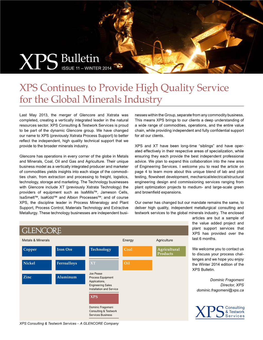 XPS Bulletin Issue 11