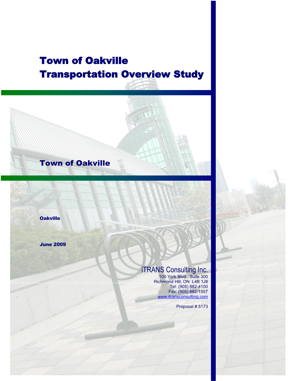 Town of Oakville Transportation Overview Study