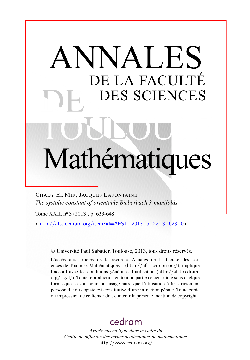 The Systolic Constant of Orientable Bieberbach 3-Manifolds