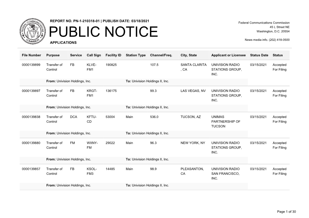 Public Notice >> Licensing and Management System Admin >>