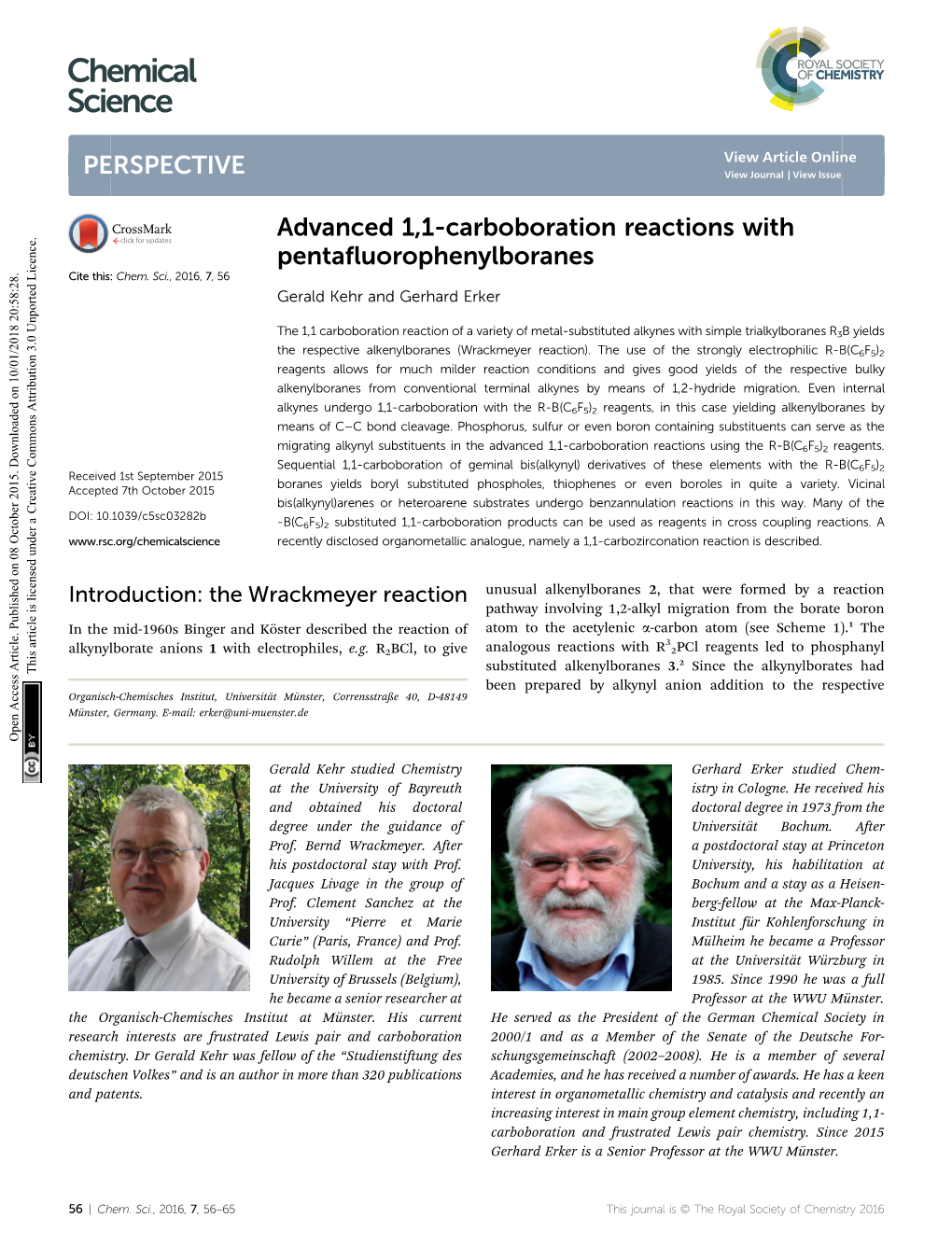 Advanced 1,1-Carboboration Reactions with Pentafluorophenylboranes