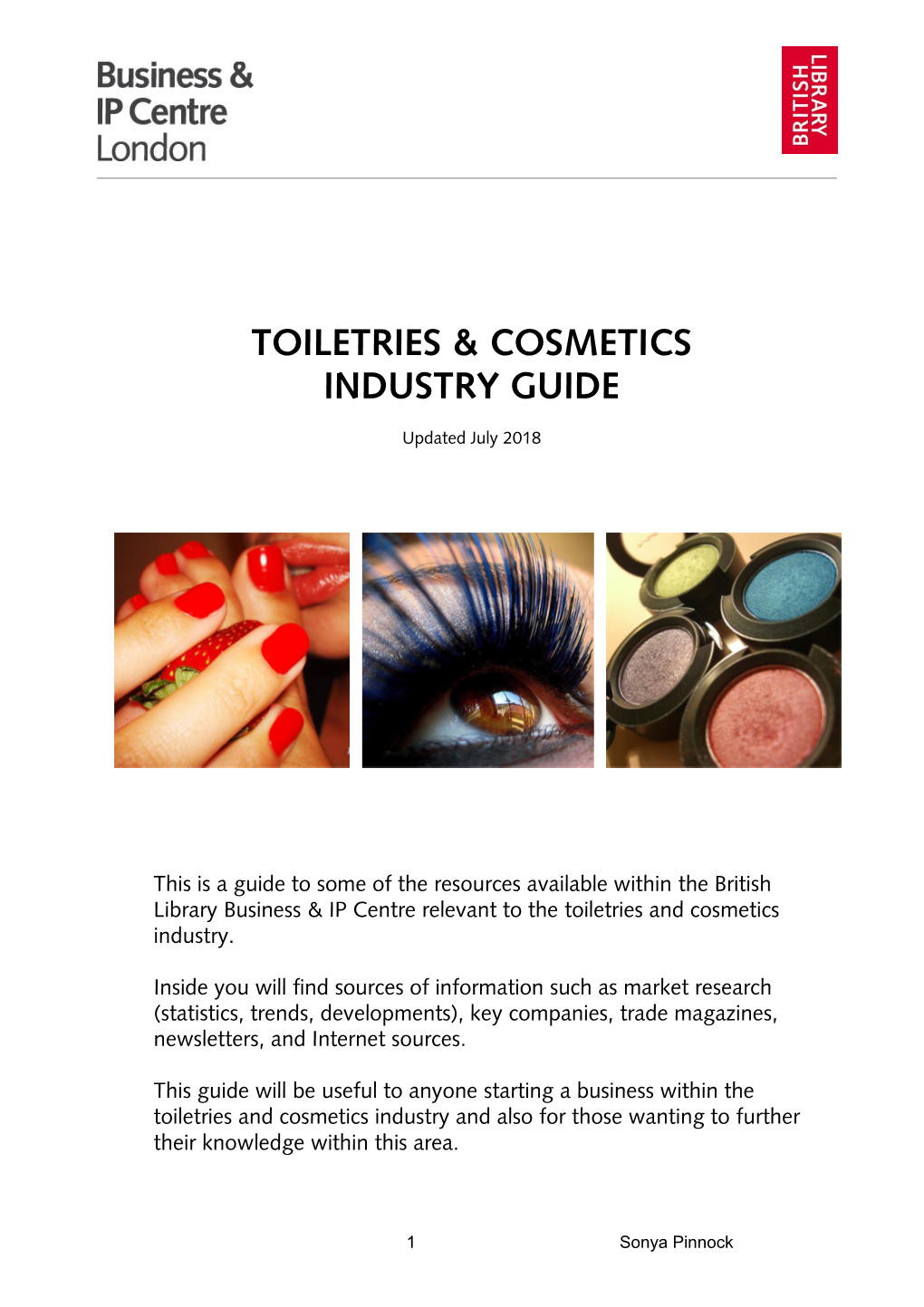 Toiletries & Cosmetics Industry Guide