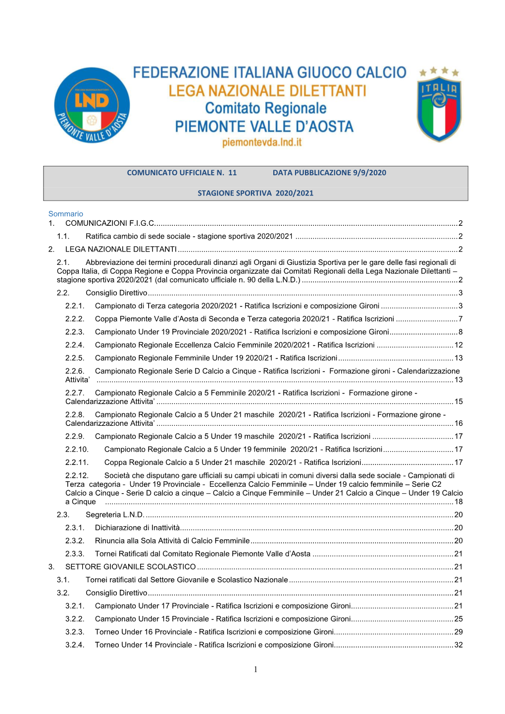 Cu 11 Piemontevda 9 09 2020