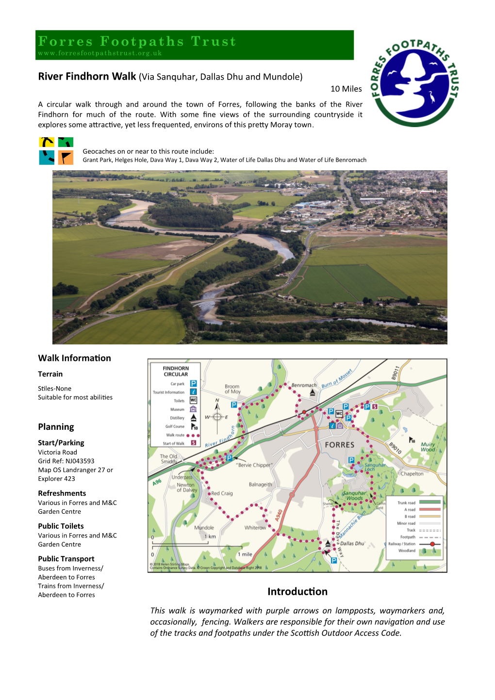 River Findhorn Walk (Via Sanquhar, Dallas Dhu and Mundole)