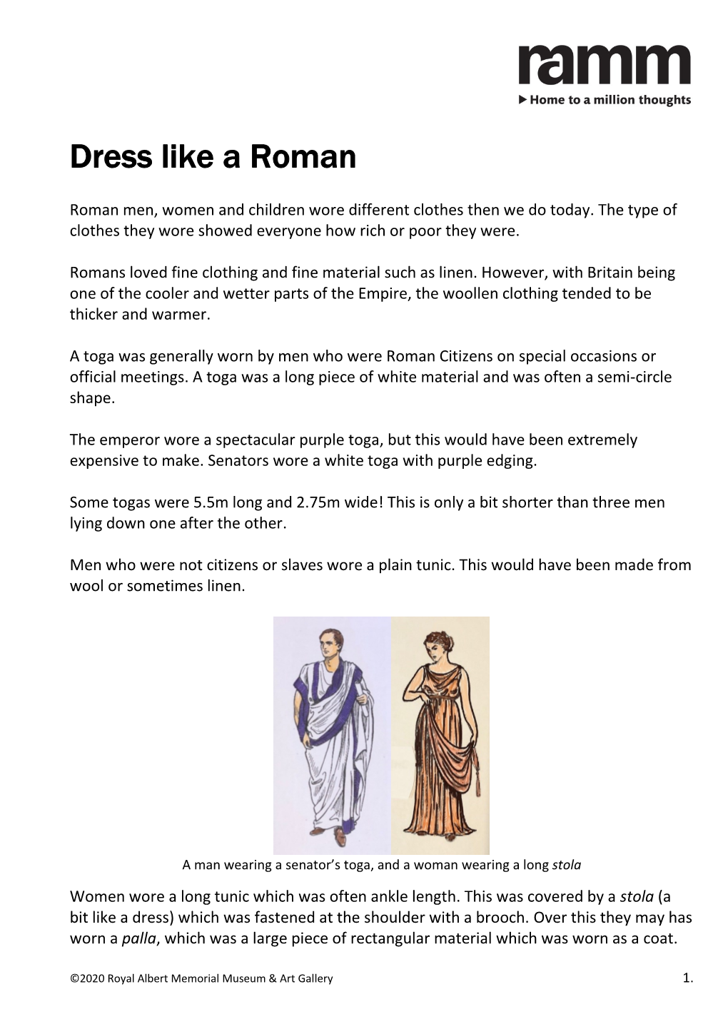 Dress Like a Roman