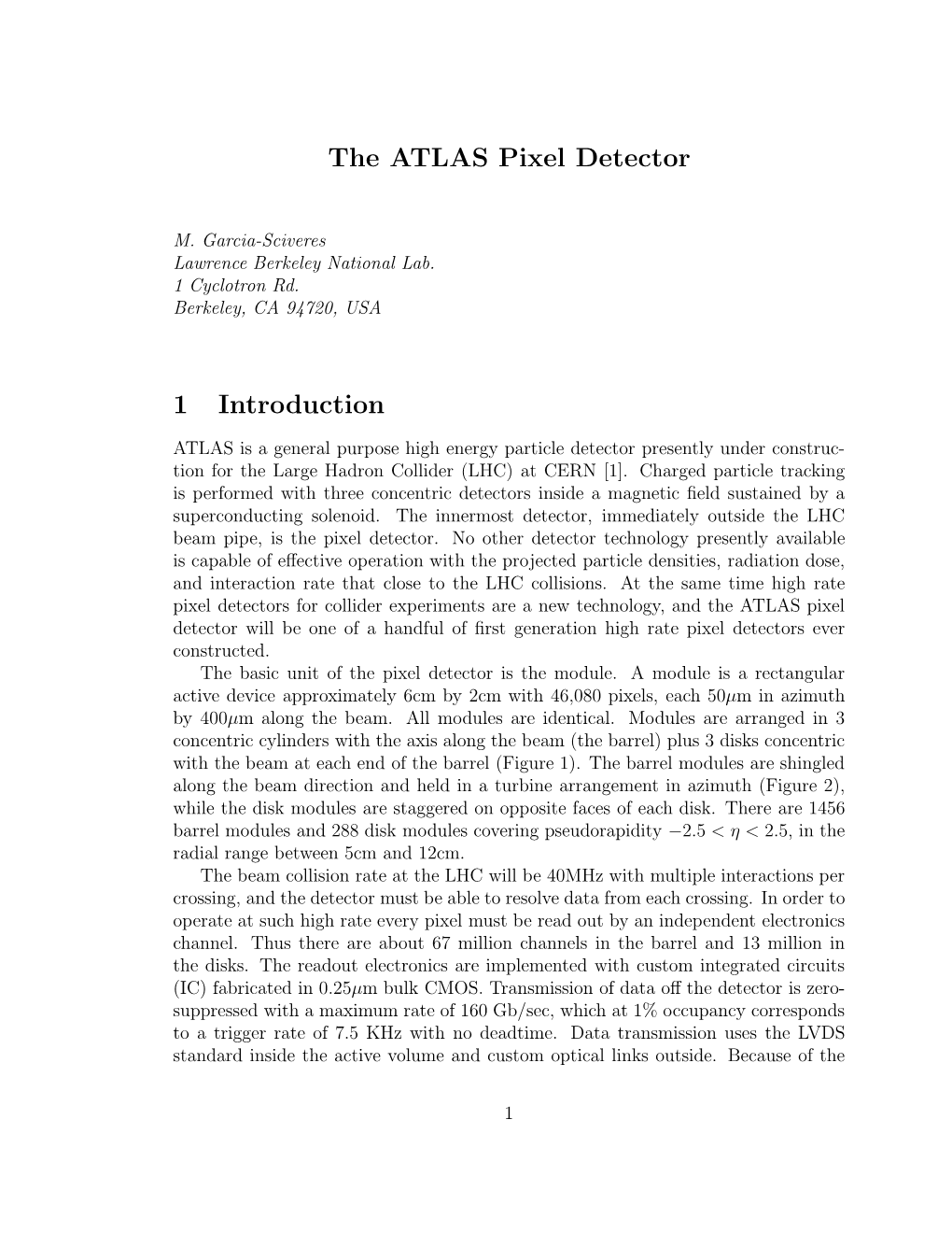 The ATLAS Pixel Detector