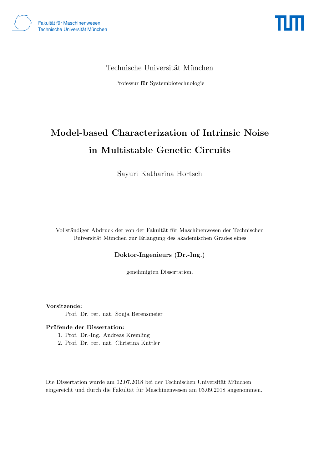 Model-Based Characterization of Intrinsic Noise in Multistable Genetic Circuits