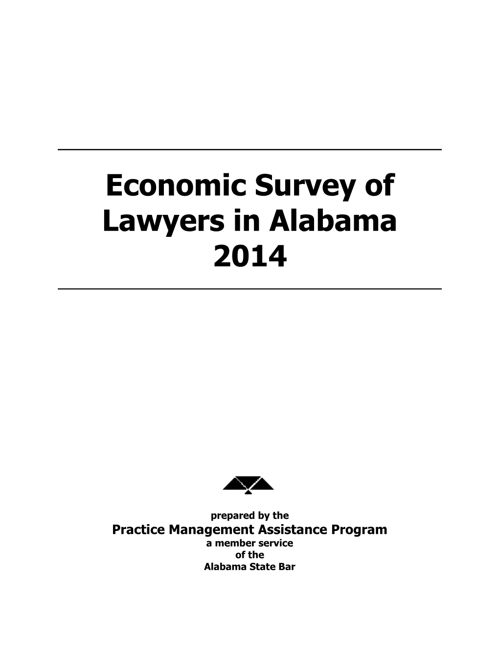 Economic Survey of Lawyers in Alabama 2014