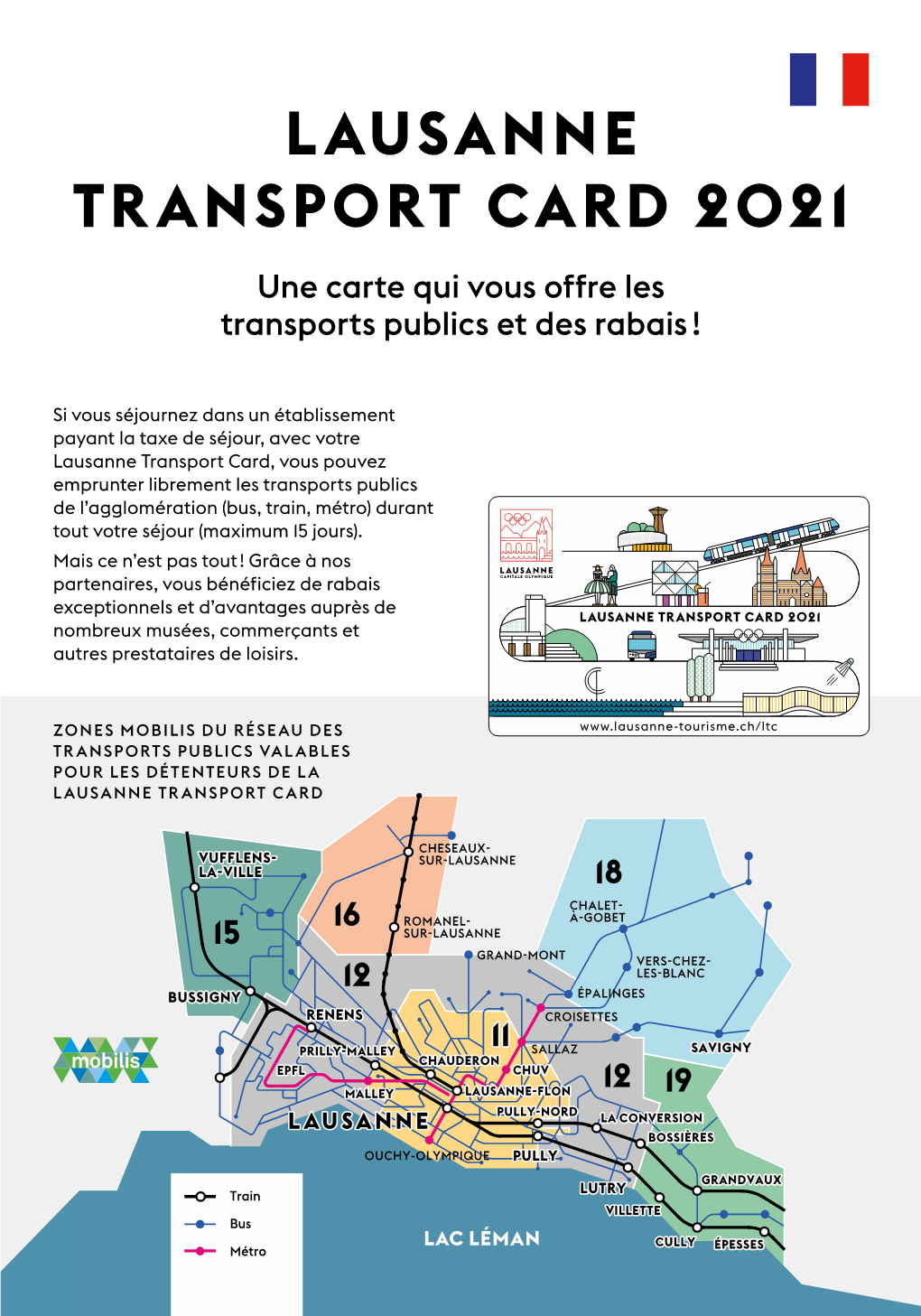 LAUSANNE TRANSPORT CARD 2021 Une Carte Qui Vous Offre Les Transports Publics Et Des Rabais !