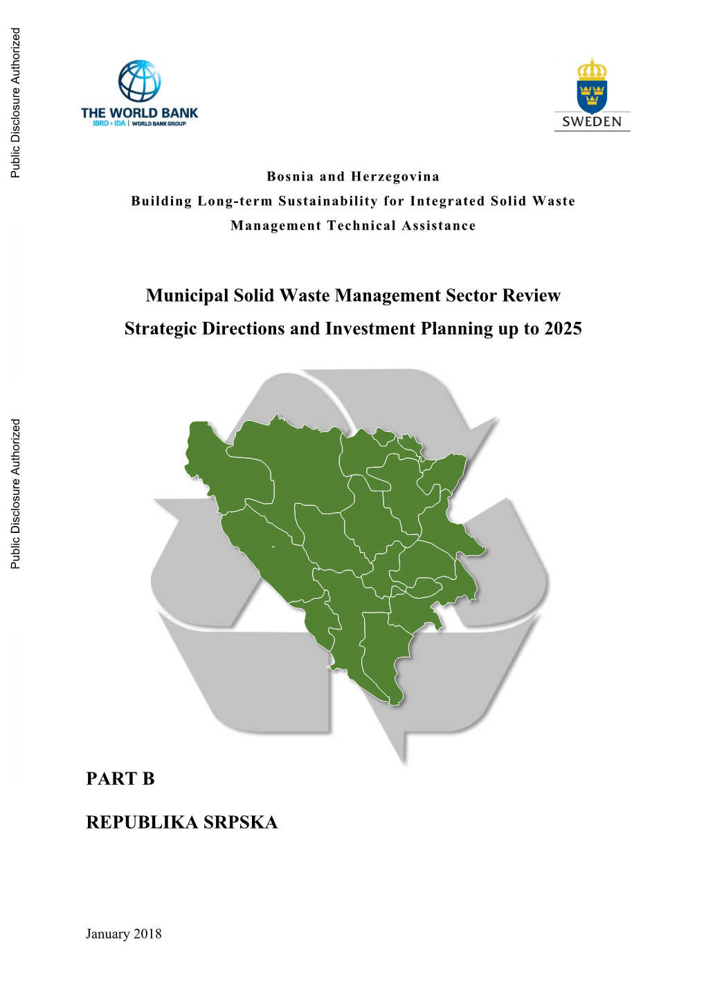 Municipal Solid Waste Management Sector Review Strategic Directions and Investment Planning up to 2025