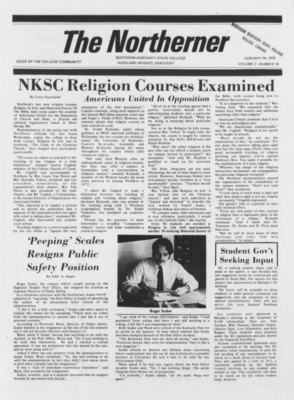 NKSC Religion Courses Examined