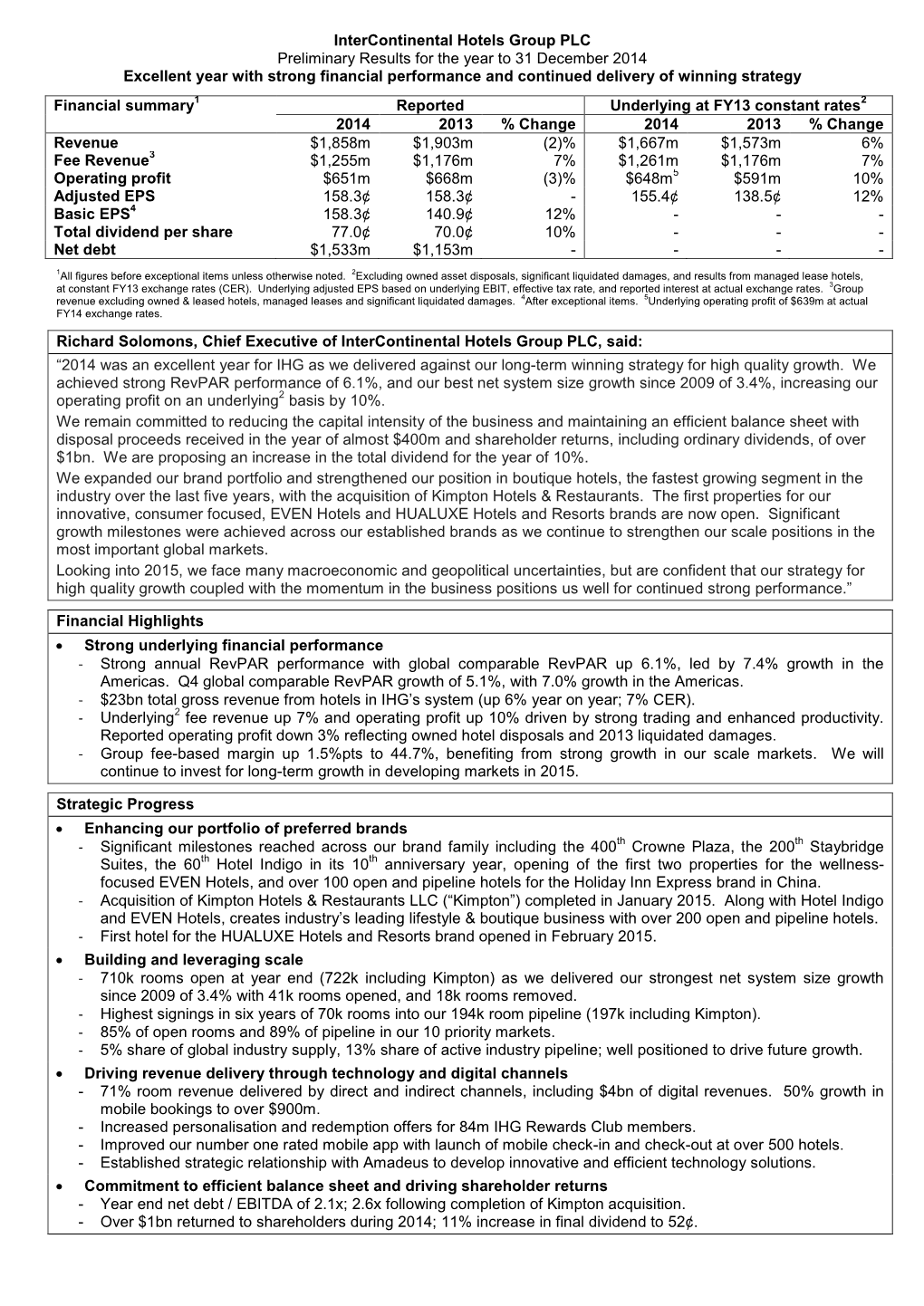 Group Profit and Loss Account