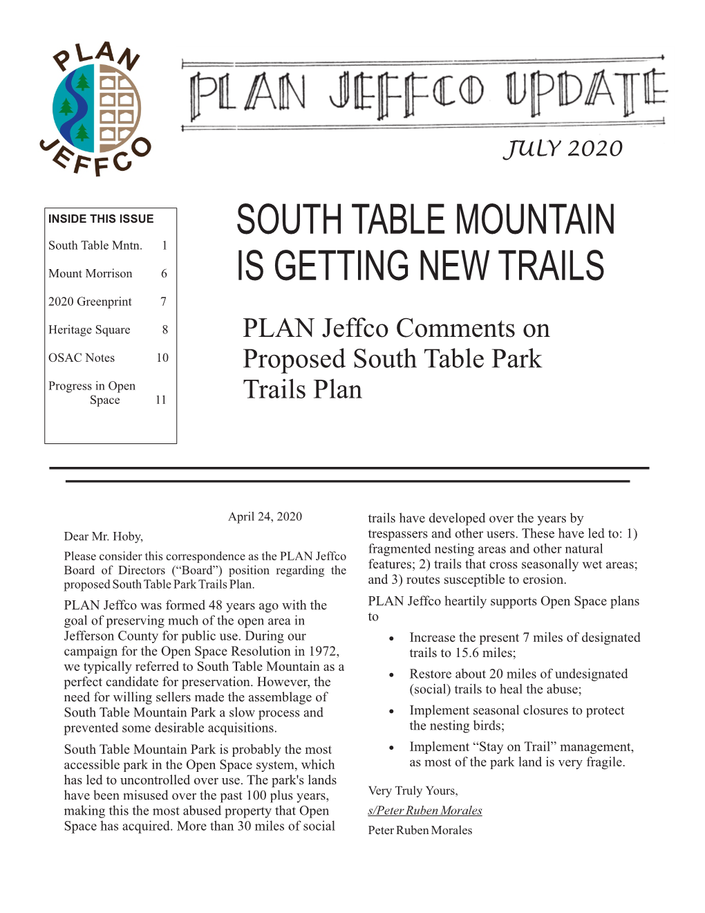 South Table Mountain Is Getting New Trails