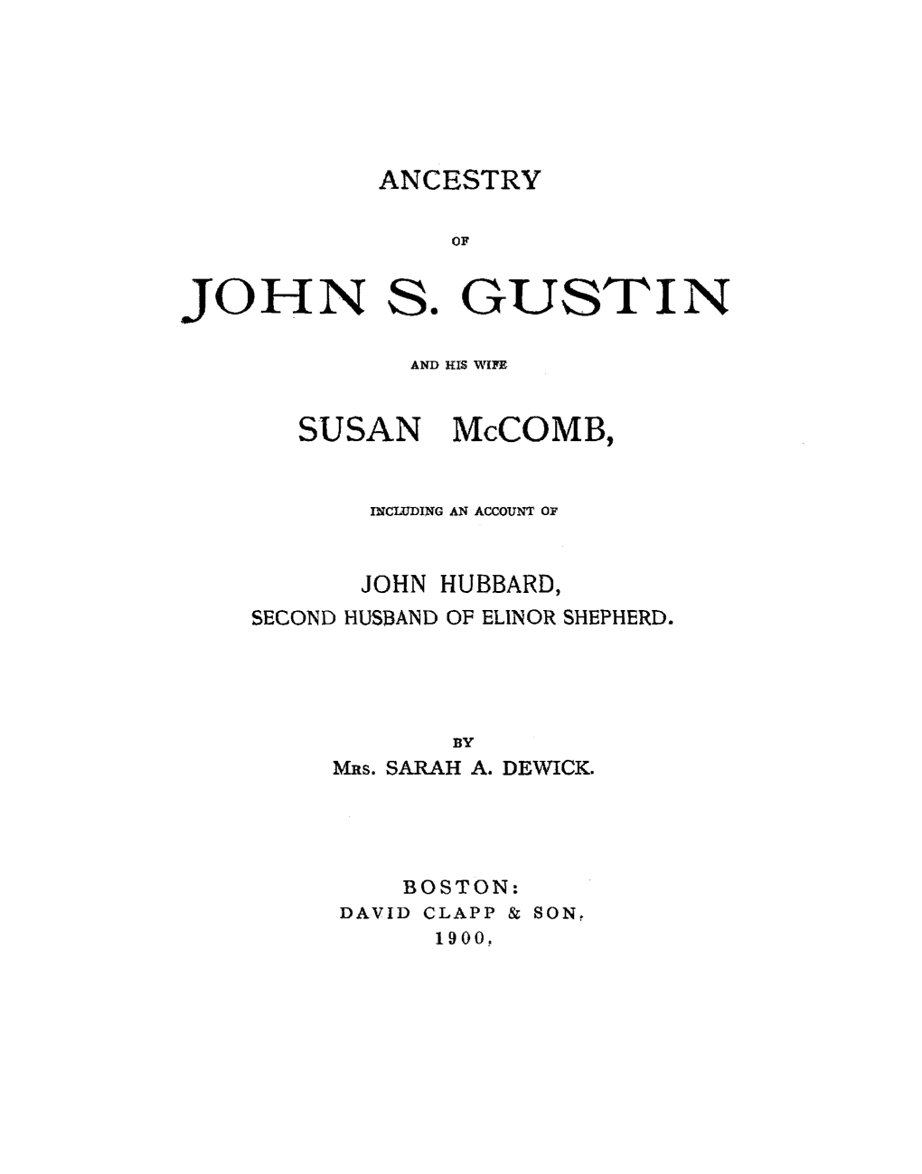 John S. Gustin