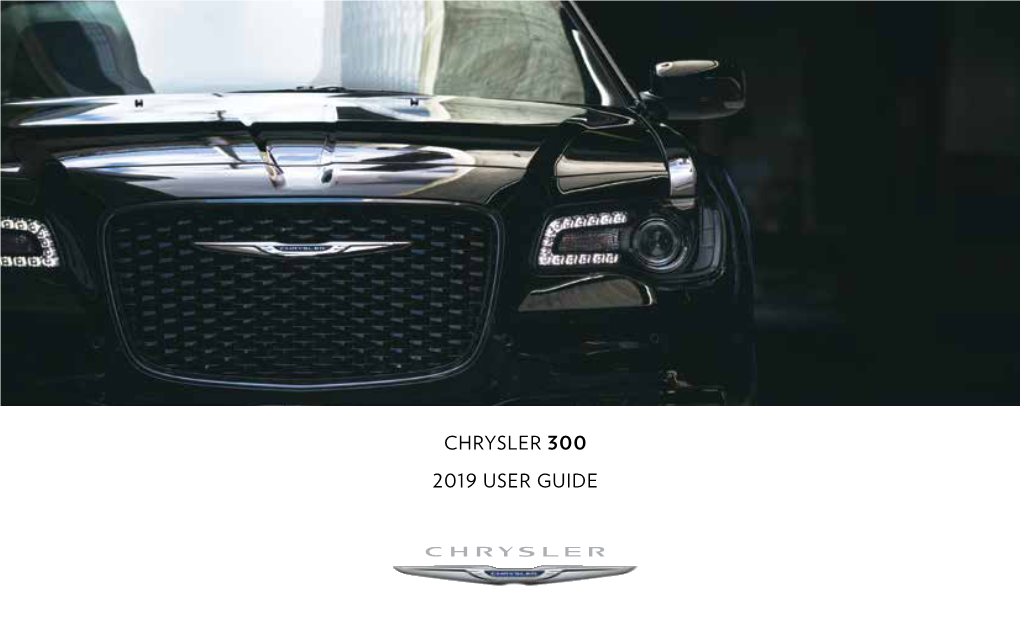 2019 Chrysler 300 User's Guide
