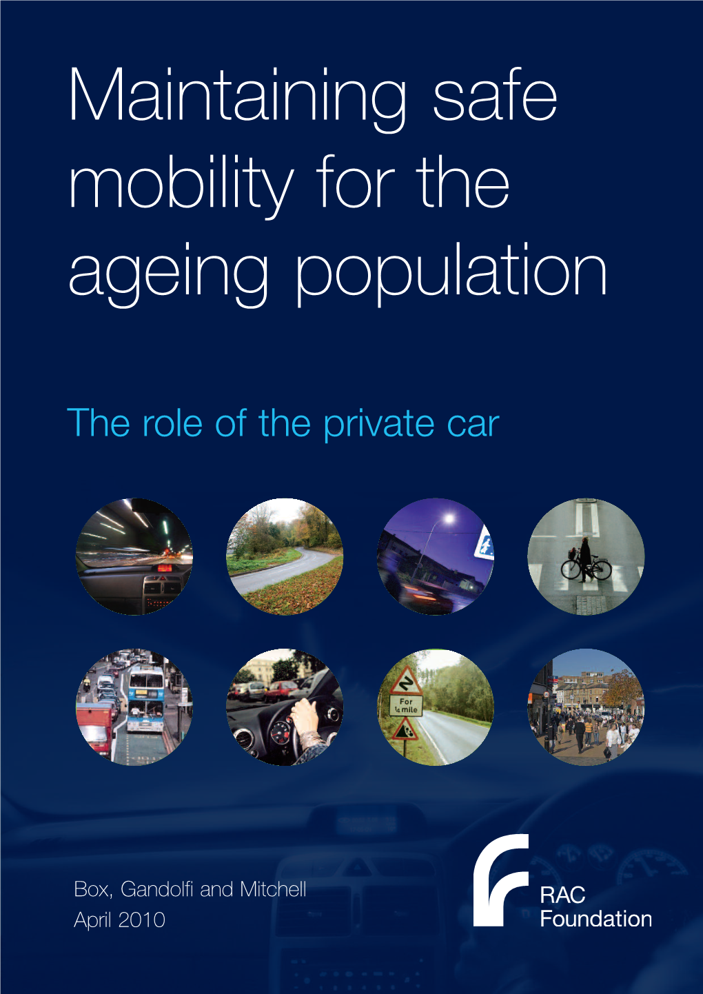 Maintaining Safe Mobility for the Ageing Population