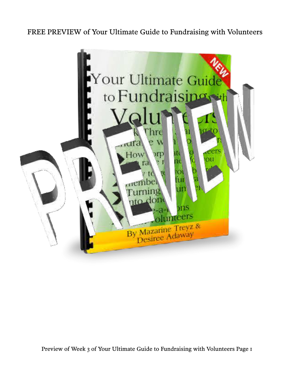 Want to See a Sample of Your Ultimate Guide to Fundraising With