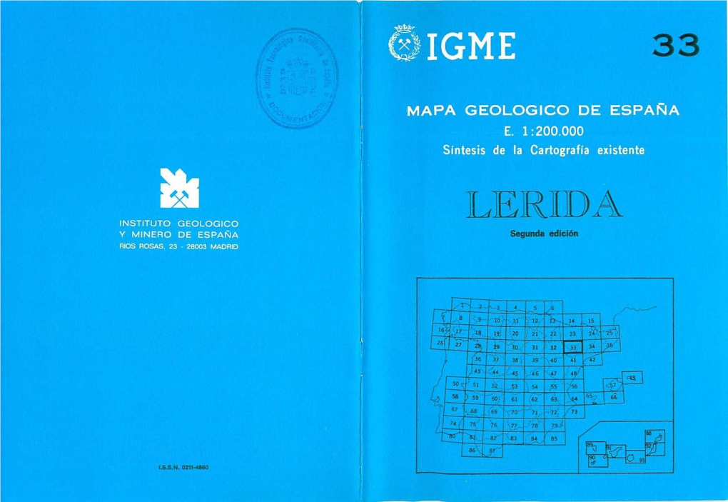 ['E!I1iiiii!I MAPA GEOLOGICO DE ESPAÑA E