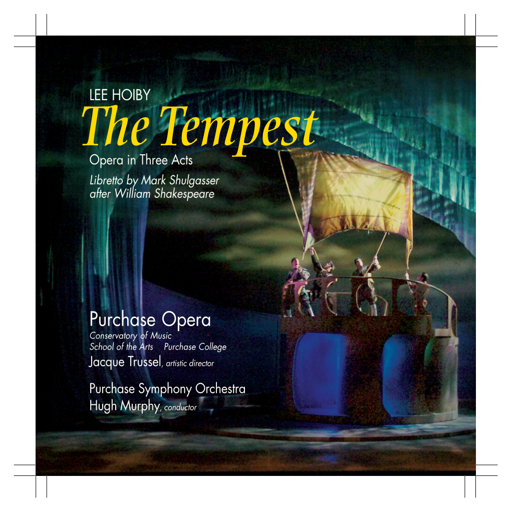 Tempest Libretto Book.Pmd