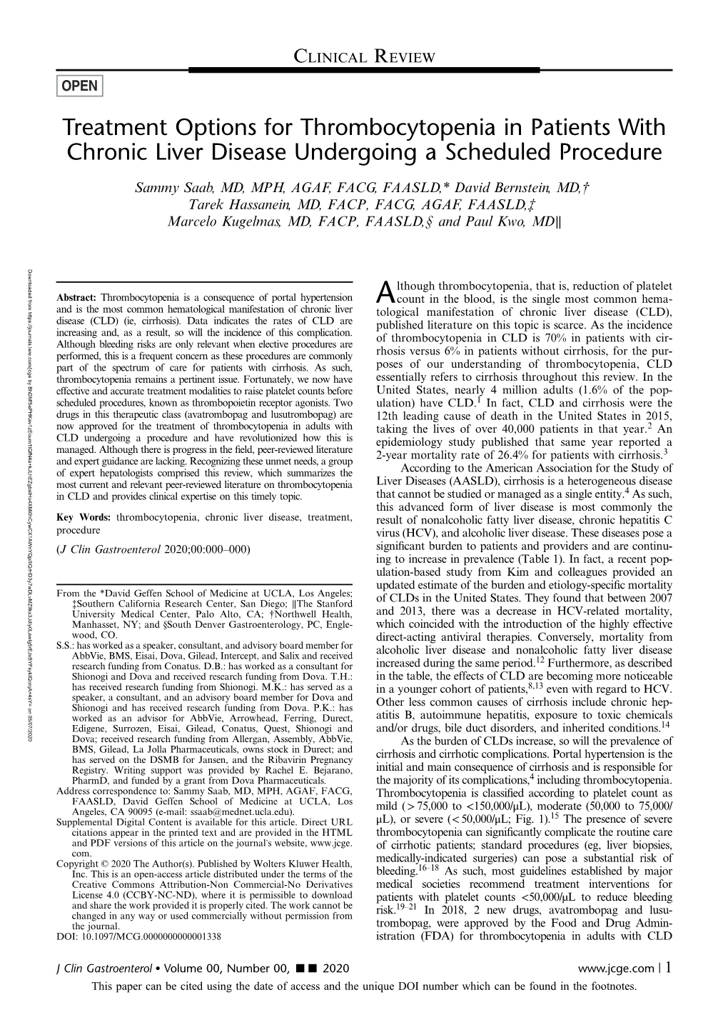 Treatment Options for Thrombocytopenia in Patients With