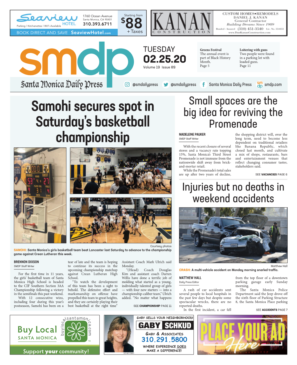 Samohi Secures Spot in Saturday's Basketball Championship