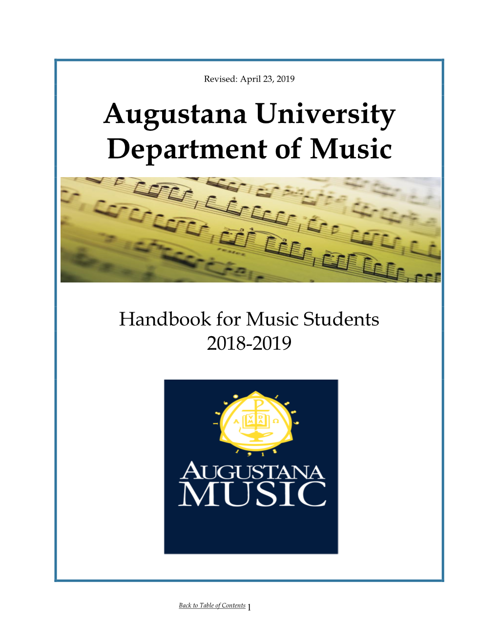 Augustana University Department of Music