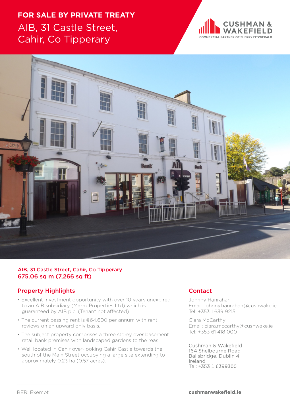 AIB, 31 Castle Street, Cahir, Co Tipperary