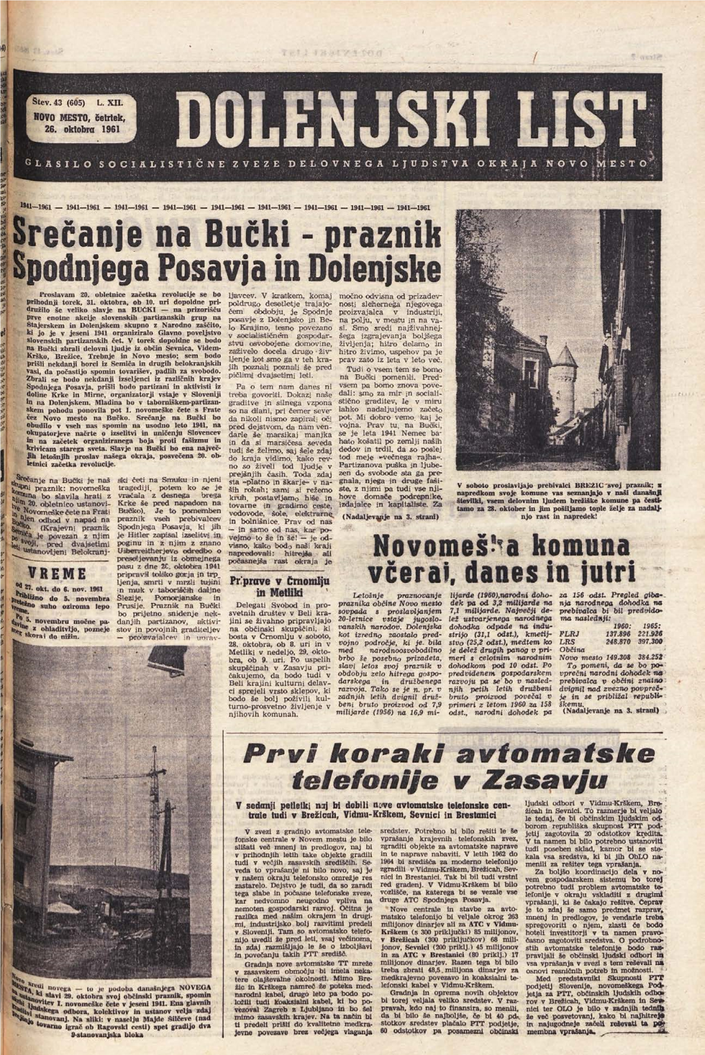 26. Oktober 1961 (Št. 605)