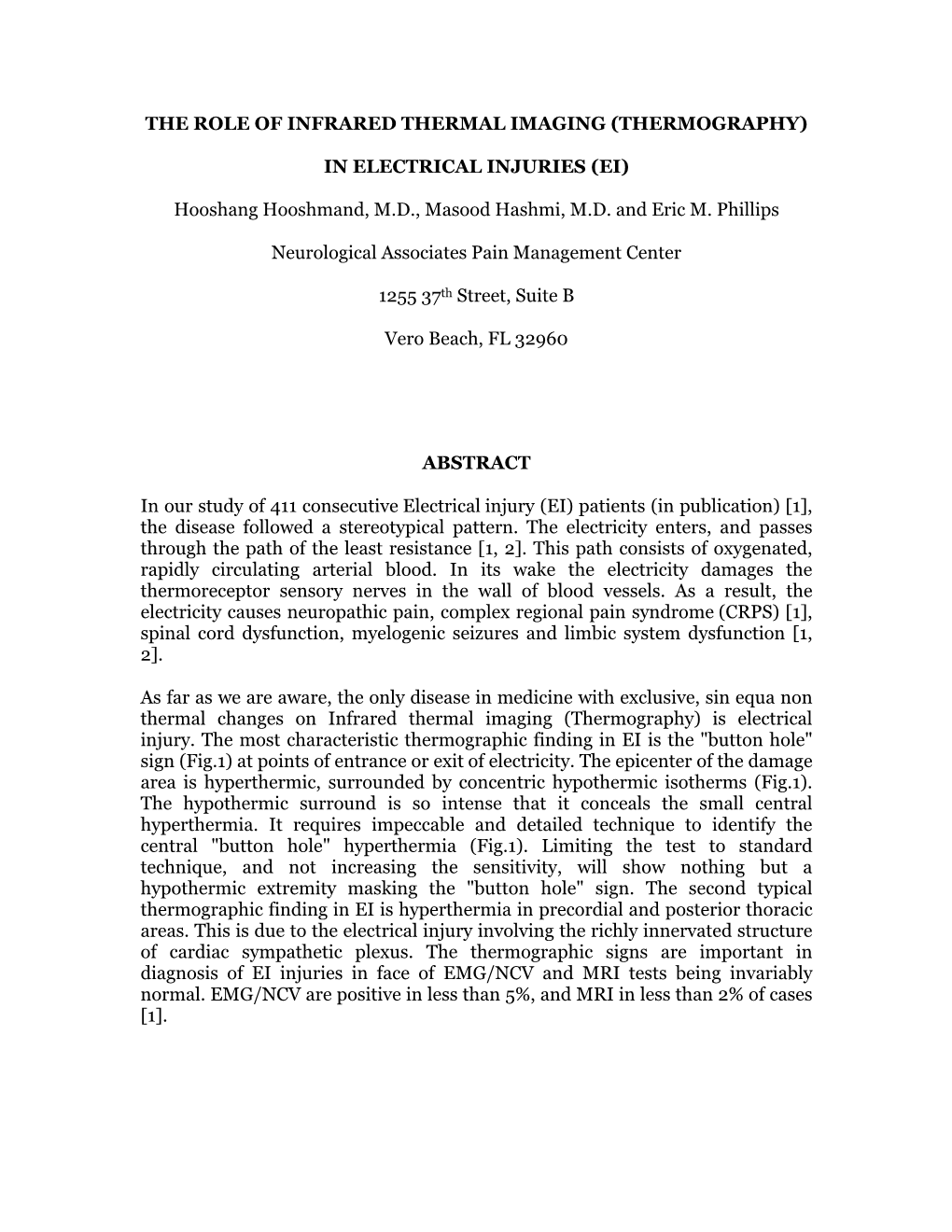 The Role of Infrared Thermal Imaging (Thermography)