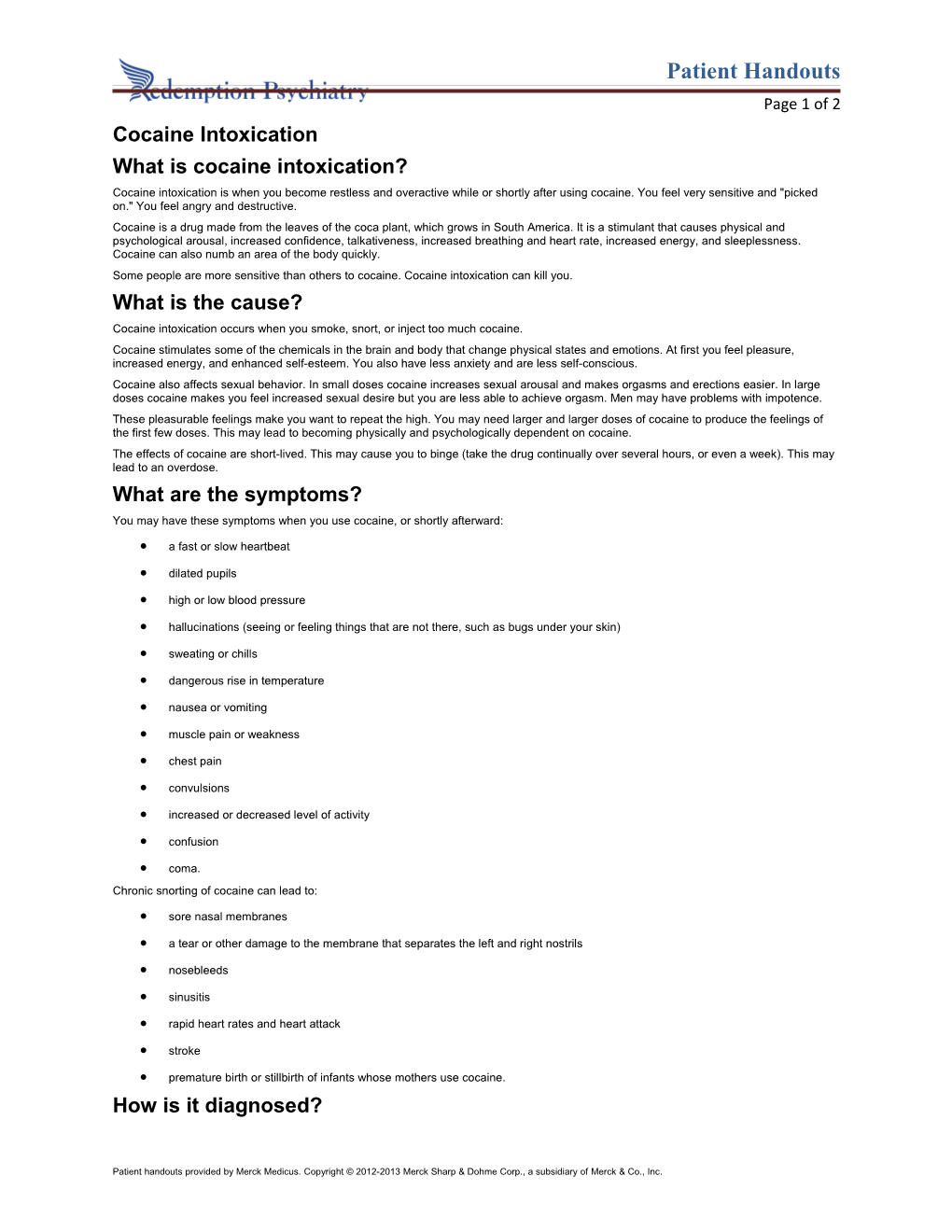 Patient Handouts s1