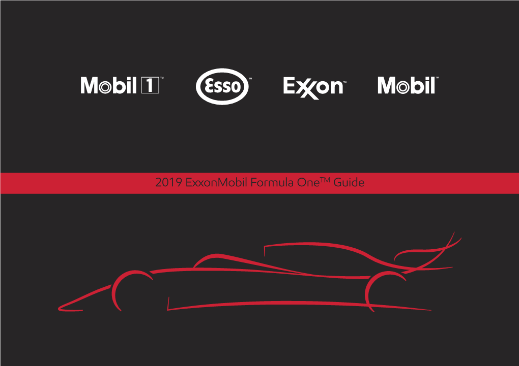 2019 Exxonmobil Formula Onetm Guide