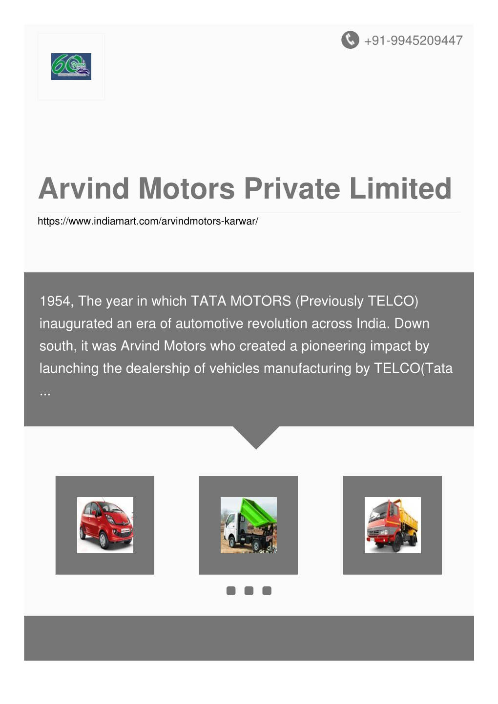 Arvind Motors Private Limited