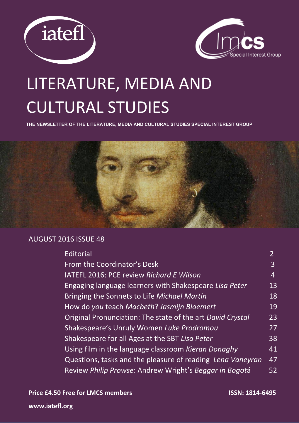Literature, Media and Cultural Studies