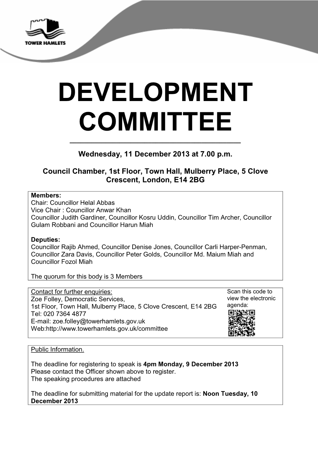 Development Committee ______