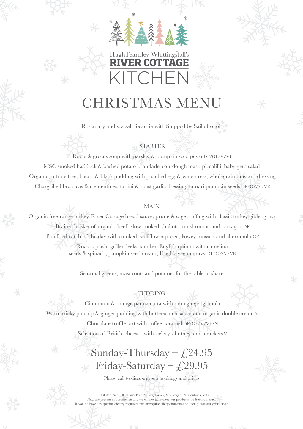 Christmas Menu