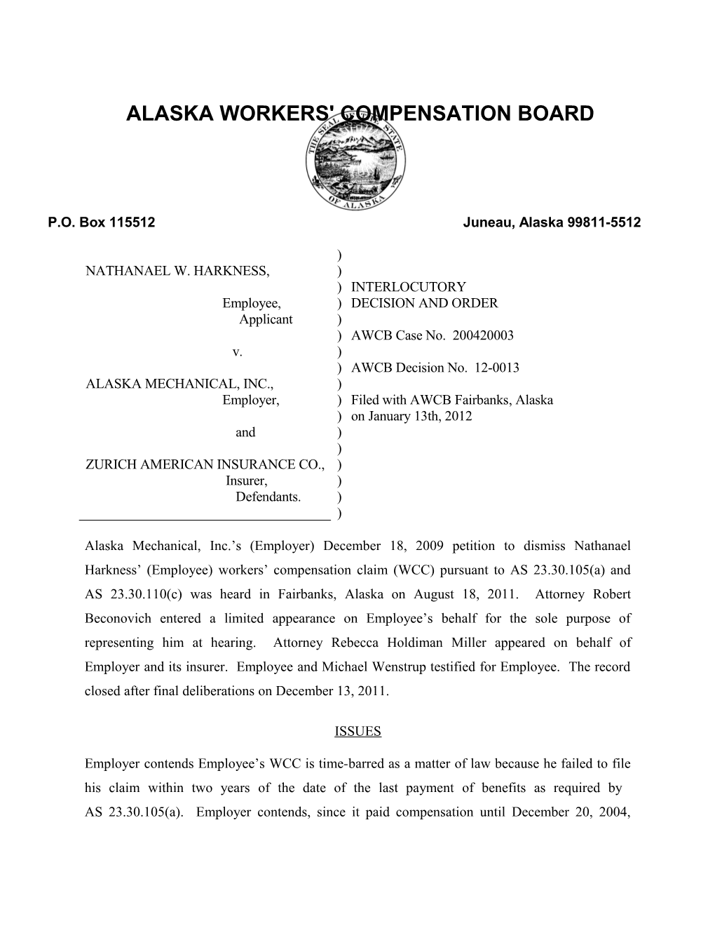 Alaska Workers' Compensation Board s2