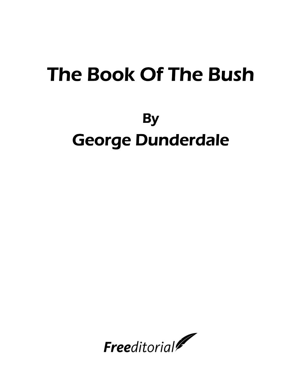 The Book of the Bush