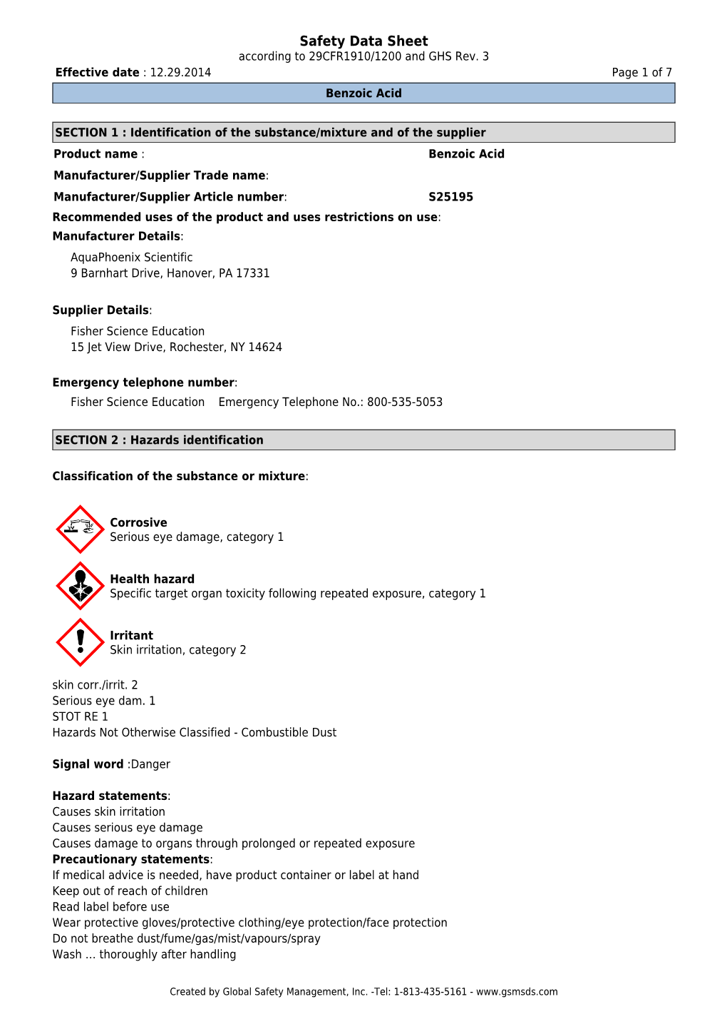 Benzoic Acid