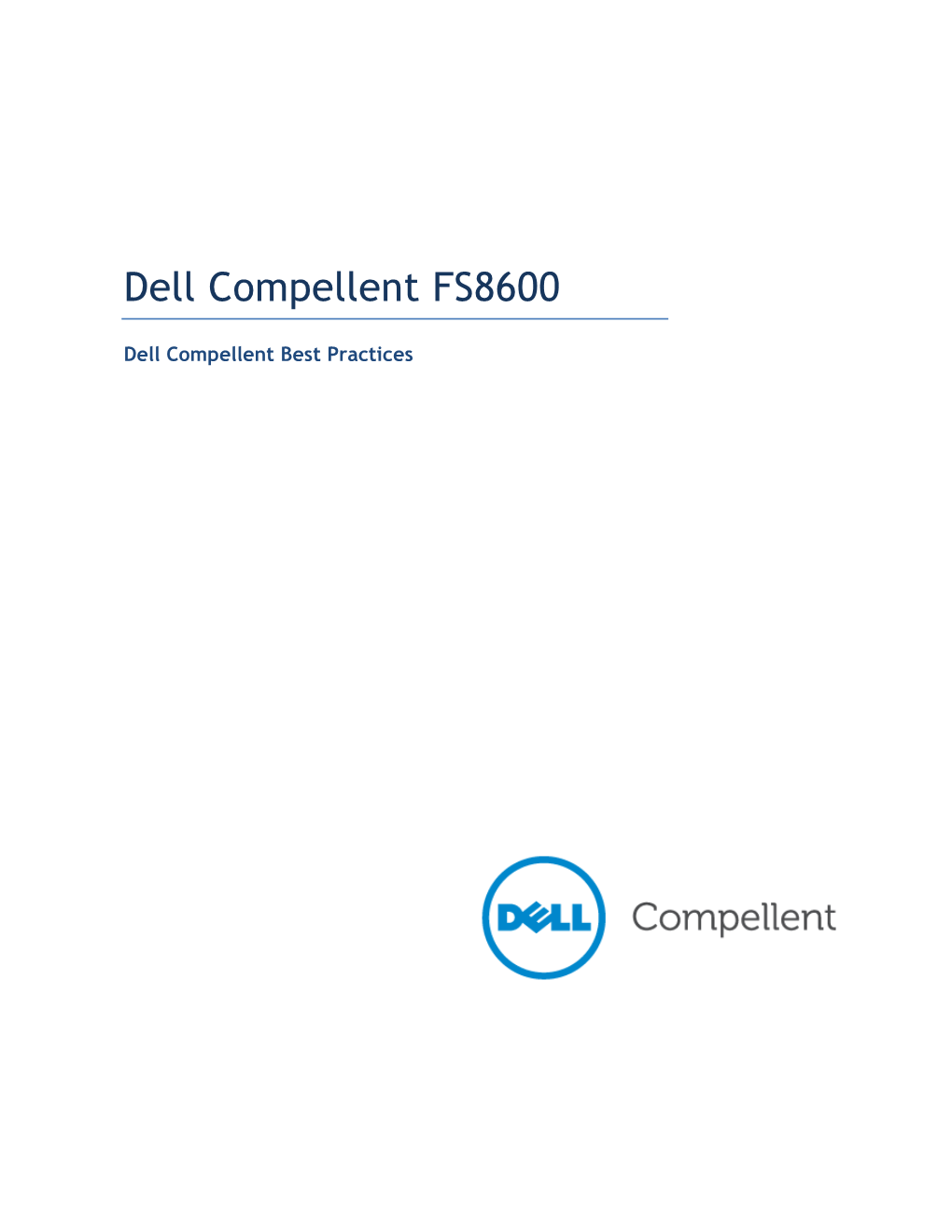 Dell Compellent FS8600